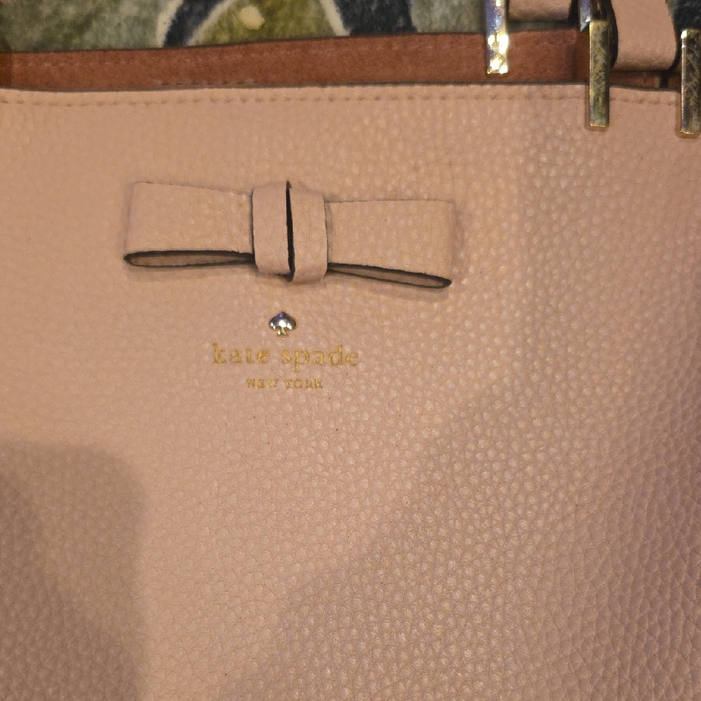 Kate Spade Blush Pink Shoulder Bag with Bow